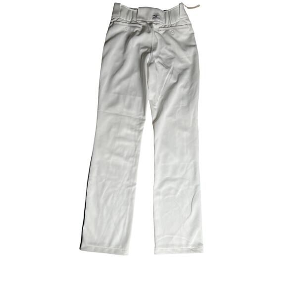 NWT Mizuno Adult BB White Pants S Baseball and Softball Opened Hemmed Bottom - Picture 3 of 7